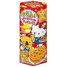 【享吃零食】日本 LOTTE樂天 無尾熊餅乾-蘋果派風味 Hello Kitty聯名款小熊餅乾