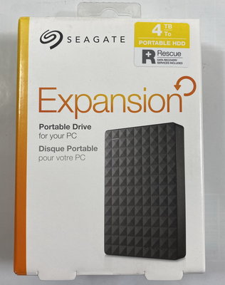(含稅附發票)希捷 SEAGATE 新黑鑽USB3.0 2.5吋4T 4TB行動硬碟(原廠3年保含資料救援服務)