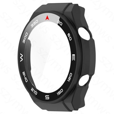 華為Huawei Watch Ultimate保護殼 PC錶殼+鋼化玻璃屏幕保護膜 智能手錶全覆蓋保護套