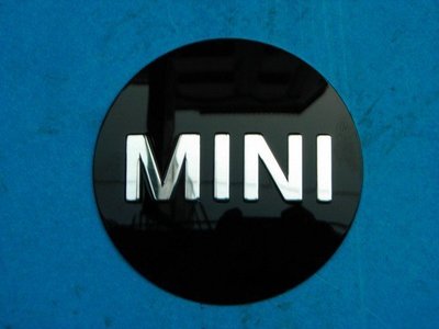 台中bbcar MINI輪胎蓋標誌50mm 原廠全新