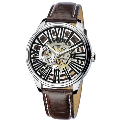 新款手錶女 百搭手錶女EYKI艾奇韓國時尚鏤空男錶全自動機械錶男士手錶皮帶時裝錶 8560