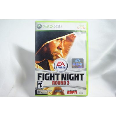 [耀西]二手 亞版 XBOX 360 暗黑格鬥 FIGHT NIGHT ROUND 3 含稅附發票