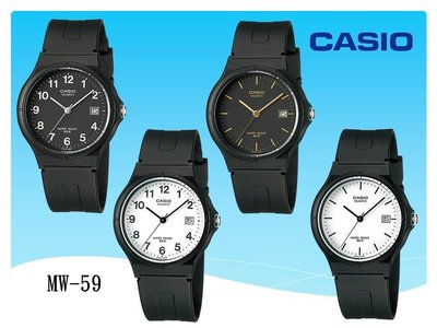 經緯度鐘錶 經緯度鐘錶CASIO手錶 日期顯示 50米防水 學測  國家考試 上班族 卡西歐公司貨【↘490】MW-59