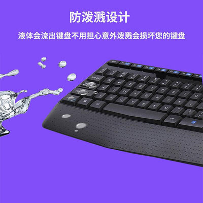鍵盤 羅技MK345/MK346P鍵盤鼠標鍵鼠套裝電腦家用辦公游戲筆記本
