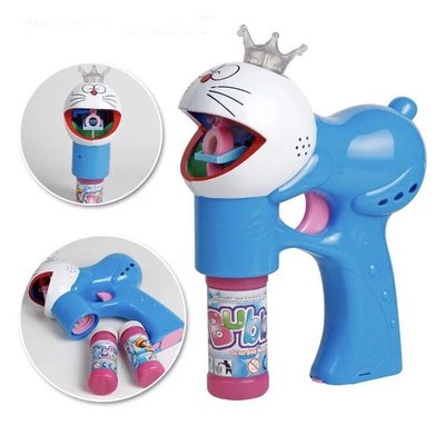 《鈺仔舖》泡泡槍 泡泡機 可愛 卡通 小叮噹 泡泡水 兒童 玩具 公園 必備