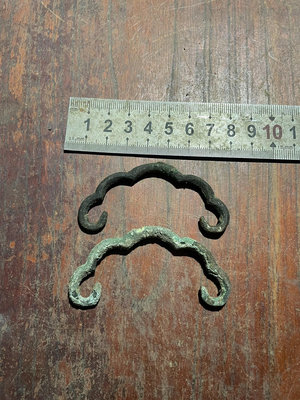【二手】畫框配一對 銅雜件 老貨 古玩【破銅爛鐵】-1155