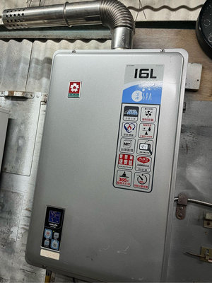 比換新更划算~中古16櫻花牌SH9166數位恆溫強制排氣型桶裝瓦斯熱水器1台~有(給)舊機送基裝~比JT5602 DI2011 DI1012 GH585多4公升
