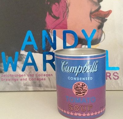 法國LIGNE BLANCHE 聯名經典普普藝術大師 Andy Warhol 康寶濃湯罐 香氛蠟燭Campbell scented candle 140g