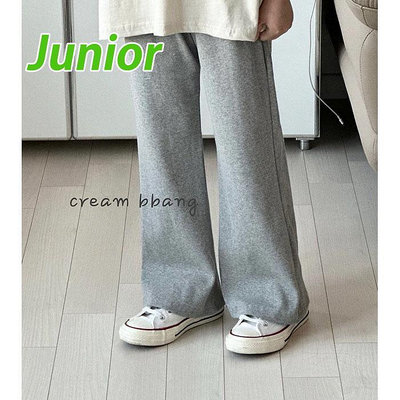 JS~JL ♥褲子(灰) CREAM BBANG-2 24夏季 CBG240418-058『韓爸有衣正韓國童裝』~預購