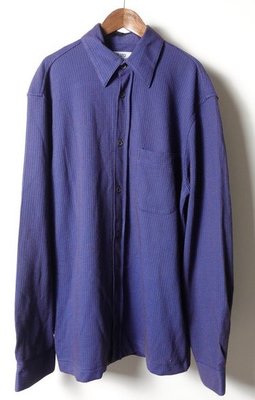 義大利製 KENZO 紫藍花紋 長袖襯衫 M號
