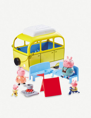 英國代購 正版 粉紅豬小妹 佩佩豬 露營車玩具組 禮物 Peppa Pig 玩具