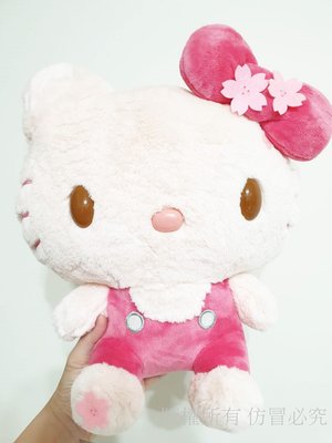 【限定款】日本商品春天櫻花款凱蒂貓玩偶 正版三麗鷗kitty娃娃 Hello Kitty櫻花娃娃 印尼製