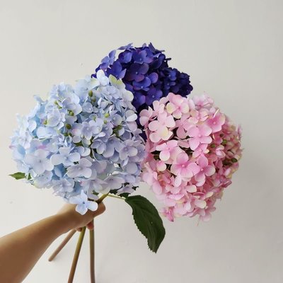 熱賣 高質假花繡球仿真花裝飾花客廳花卉落地絹花婚慶樣板間室內擺放