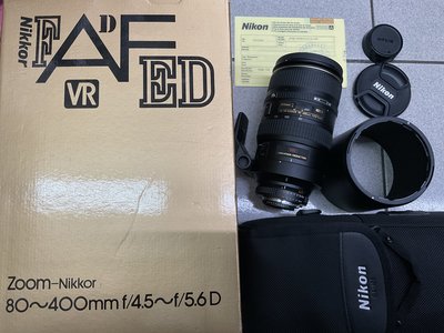 [保固一年] [明豐相機] 公司貨95新 Nikon AF 80-400mm f/4.5-5.6D ED VR 便宜賣