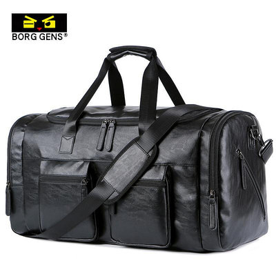 男士皮包 新款男包 男款旅行包男士特大容量手提超大號短途出差收納旅游包斜挎行李袋