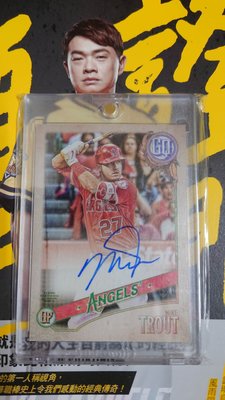 2018 Topps Gypsy Queen MIKE TROUT AUTO 神鱒親簽卡