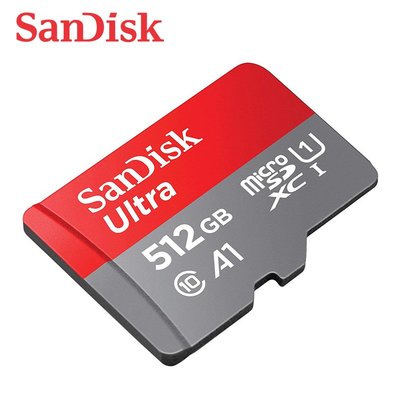 SanDisk【512GB】Ultra 大容量 手機記憶卡 MicroSD UHS-I (SD-SQUAC-512G)