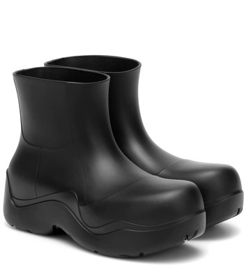HJ國際精品館21秋冬Bottega Veneta 640045  Puddle rubber ankle boots