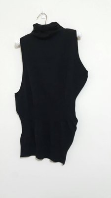 日系品牌 Zucca 不規則造型 剪裁 毛料上衣 高領 簡約 20170510