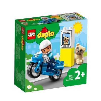 積木總動員 LEGO 樂高 10967 Duplo 警察摩托車 外盒:16*14*6cm 5pcs