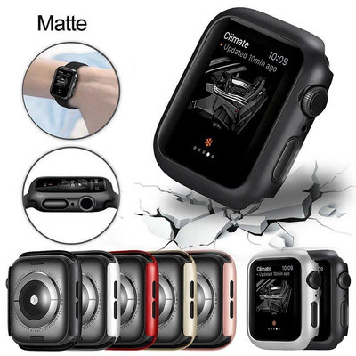 適用於 Apple watch7代蘋果手錶保護殼  iwatch PC邊框噴zx【飛女洋裝】