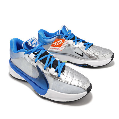 5號倉庫 NIKE ZOOM FREAK 5 EP 藍銀色 籃球鞋 男鞋 運動 耐磨 DX4996402 現貨 原價4000