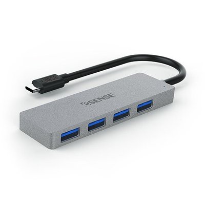 【S03 筑蒂資訊】含稅 Esense Type-C USB3.1高速傳輸4埠HUB 01-ELS545GA