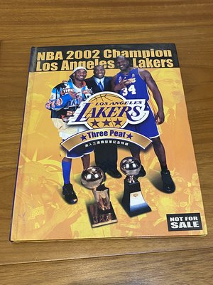 NBA 2002 Champion Los Anqeles Lakers 湖人三連霸冠軍紀念特輯