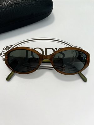 義大利專櫃品牌鑲水晶咖啡色系AIGNER FURLA Coach款太陽眼鏡 可當近視眼鏡