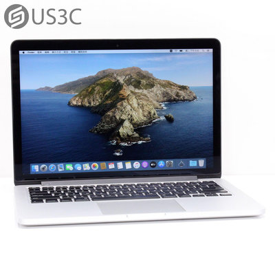 【US3C-台南店】【一元起標】2014年中 Apple MacBook Pro Retina 13吋 i5 2.6G 16G 128G SSD 銀色 二手筆電