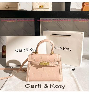 高級質感小包包2023新款女士手提包小眾設計凱莉包斜挎包時尚真皮-zero潮流屋