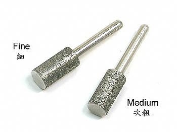 JUST NAIL 鑽石磨頭 細軸鼓型(F) 2.4 mm Y1JB09B Diamond Bits