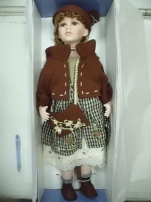6980銤：#A15-6cd☆『Doll Collection 陶瓷洋娃娃 2』《精緻作工 手工彩繪 可站立》