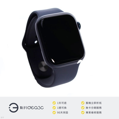 「點子3C」Apple Watch Series 9 45mm LTE版【保固到2024年9月】S9 MRMD3TA 午夜色鋁金屬錶殼 DN659