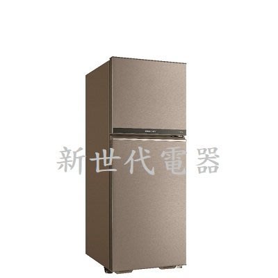 **新世代電器**請先詢價 SANLUX台灣三洋 321公升1級變頻雙門電冰箱 SR-C321BV1B