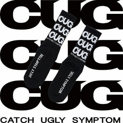 【希望商店】UGLY SYMPTOM CUG SOCKS 印花 長襪 襪子