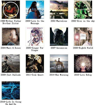 歡樂購~MISIA 米希亞 （1998-2018）全集 13張CD海外復刻版 簡裝