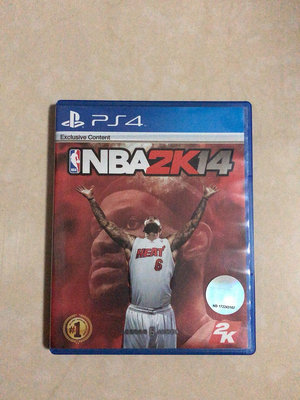 ps4游戲    NBA2K14   港版非外版  盤輕微劃5878