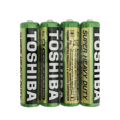現貨供應 東芝電池3號 TOSHIBA 碳鋅電池 3號AA 4顆 環保電池 無汞無鎘