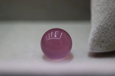 ❤妙玉生花優品購❤精品莫桑比克星光粉晶球.約18mm，重約40ct