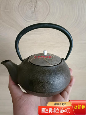 【二手】日本南部鐵器泡茶老鐵壺 老物件 日本 回流【一線老貨】-235