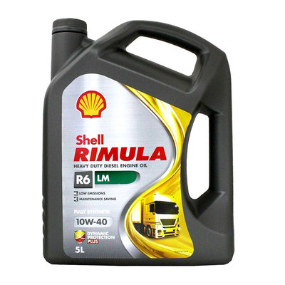【易油網】Shell Rimula R6 LM 10W40 商用柴油車 5L