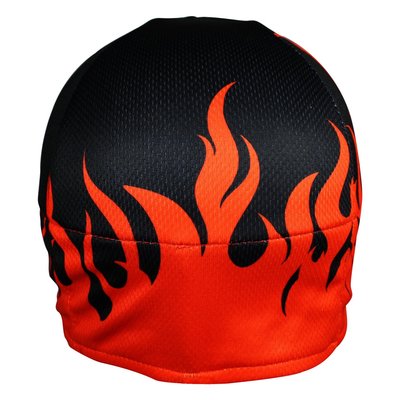 騎跑泳(勇)者-HEADSWEATS汗淂 Mid Cap 火焰頭巾/頭罩,可包覆耳朵.