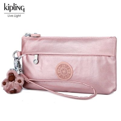 現貨熱銷-Kipling凱浦林女士迷你長款錢包新款時尚簡約手機包手拿包零錢包