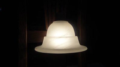 (古董部落的天堂)透明帽帽復古風吊燈 !復古桶仔燈 奶油燈 壁燈 吊燈(只有一顆)