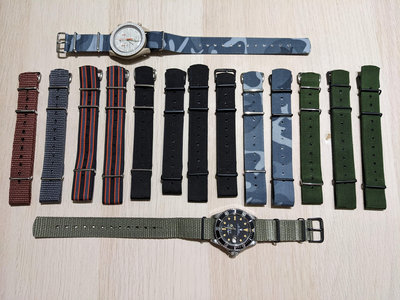 MOTAFISH PHOENIX 20mm 各色 英國國防部 MOD 認可的NATO G10錶帶 英國製 全新品