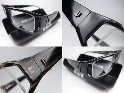 信義計劃 眼鏡 全新真品 Police 彈簧鏤空 膠框 義大利製 可配 全視線 抗藍光 多焦 eyeglasses