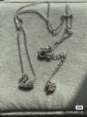 全新正版施華洛世奇經典小天鵝水晶項鍊，施華洛世奇鋯石鑲嵌項鍊