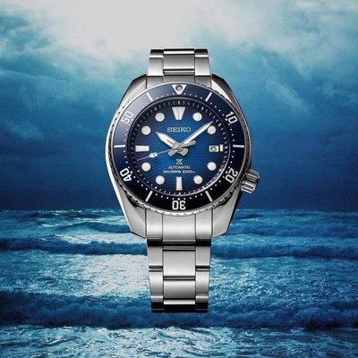 SEIKO 精工PROSPEX KING SUMO漸層藍機械錶200米潛水錶 SPB321J1 6R35-02C0B