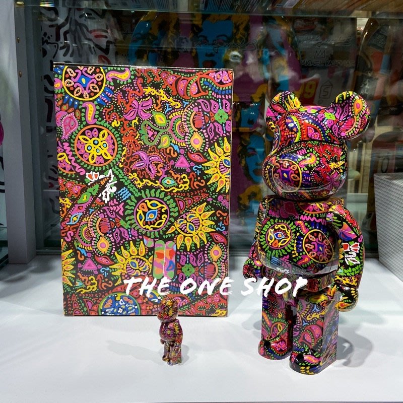 BE@RBRICK Paisley 迷幻佩斯利花紋佩斯利漩渦花紋腰果花變形蟲 